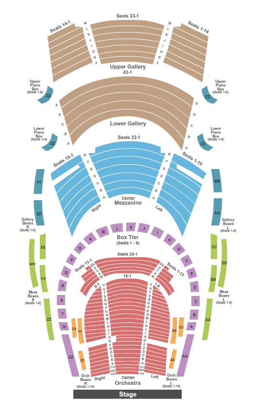 Bass Hall The Outsiders Seating Chart